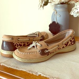 Sperry Topsiders with Cheetah Print